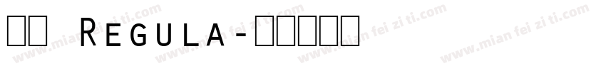 宋体 Regula字体转换